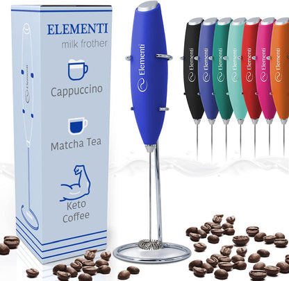 Milk Frother & Matcha Mixer: Electric Wand Mixer