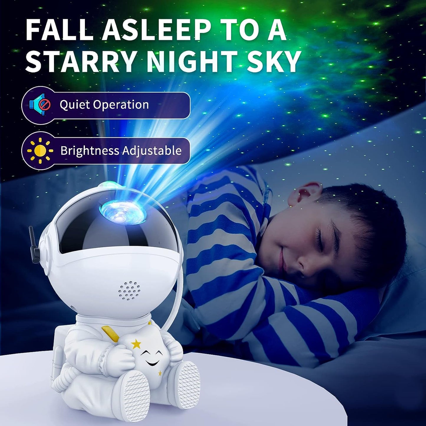 The Astro Explorer: LED Star Projector Galaxy Night Light Space Projector 