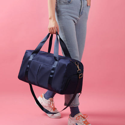 Flexer Duffel: Waterproof Weekender Duffel Bag with Shoe Compartment