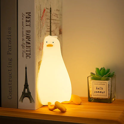 DuckyDucky: Rechargeable Touch LED Siilicon Bedside Night Light